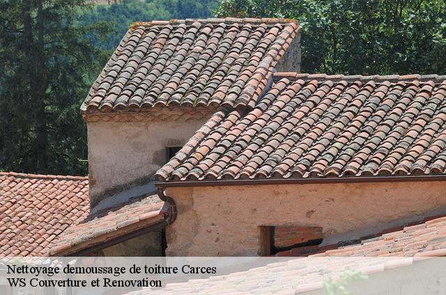 Nettoyage demoussage de toiture  carces-83570 WS Couverture et Renovation