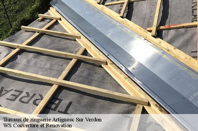 Travaux de zinguerie  artignosc-sur-verdon-83630 WS Couverture et Renovation